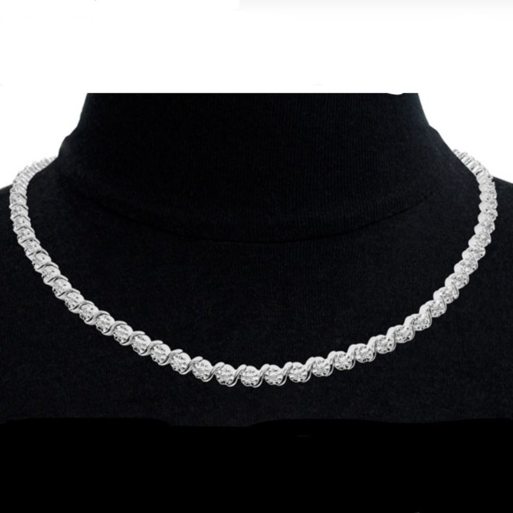 NEW Diamond Tennis Necklace